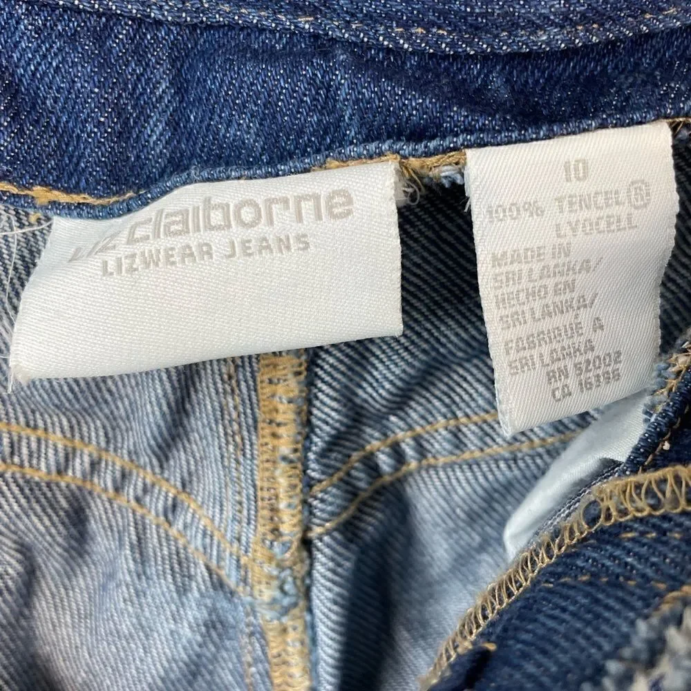 Liz Claiborne  LizWear Low Waisted Jeans Size 10 EUC